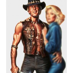 Paul Hogan Crocodile Dundee Leather Vest